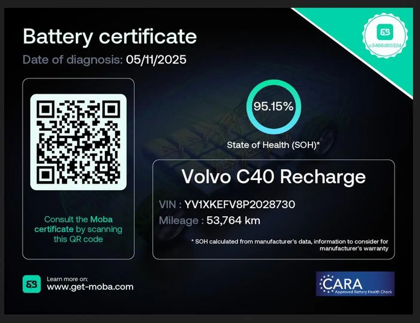 Volvo C40 69 kWh Recharge Plus Noir - 2