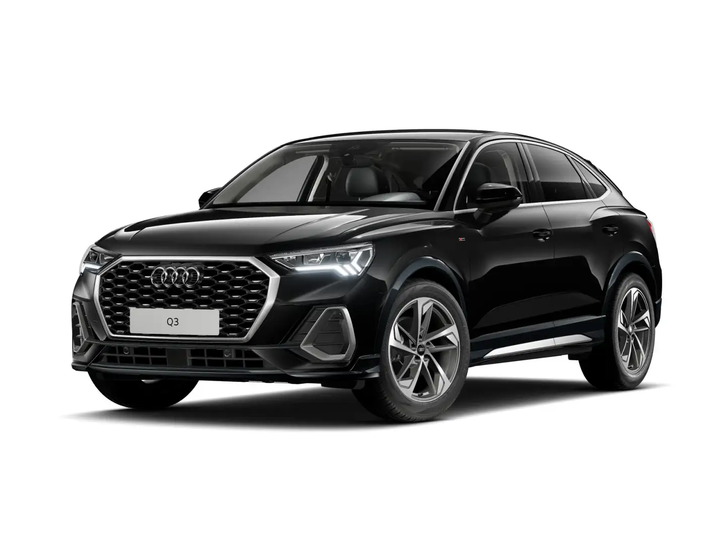 Audi Q3 35 TFSI S-TR S-LINE LED+NAV+PDC+AHK Schwarz - 2