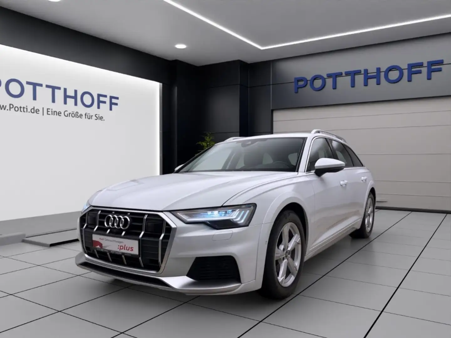 Audi A6 allroad 50 TDI Q AHK HD-MATRIX NAVI+ HuD SITZHZG Blanc - 1