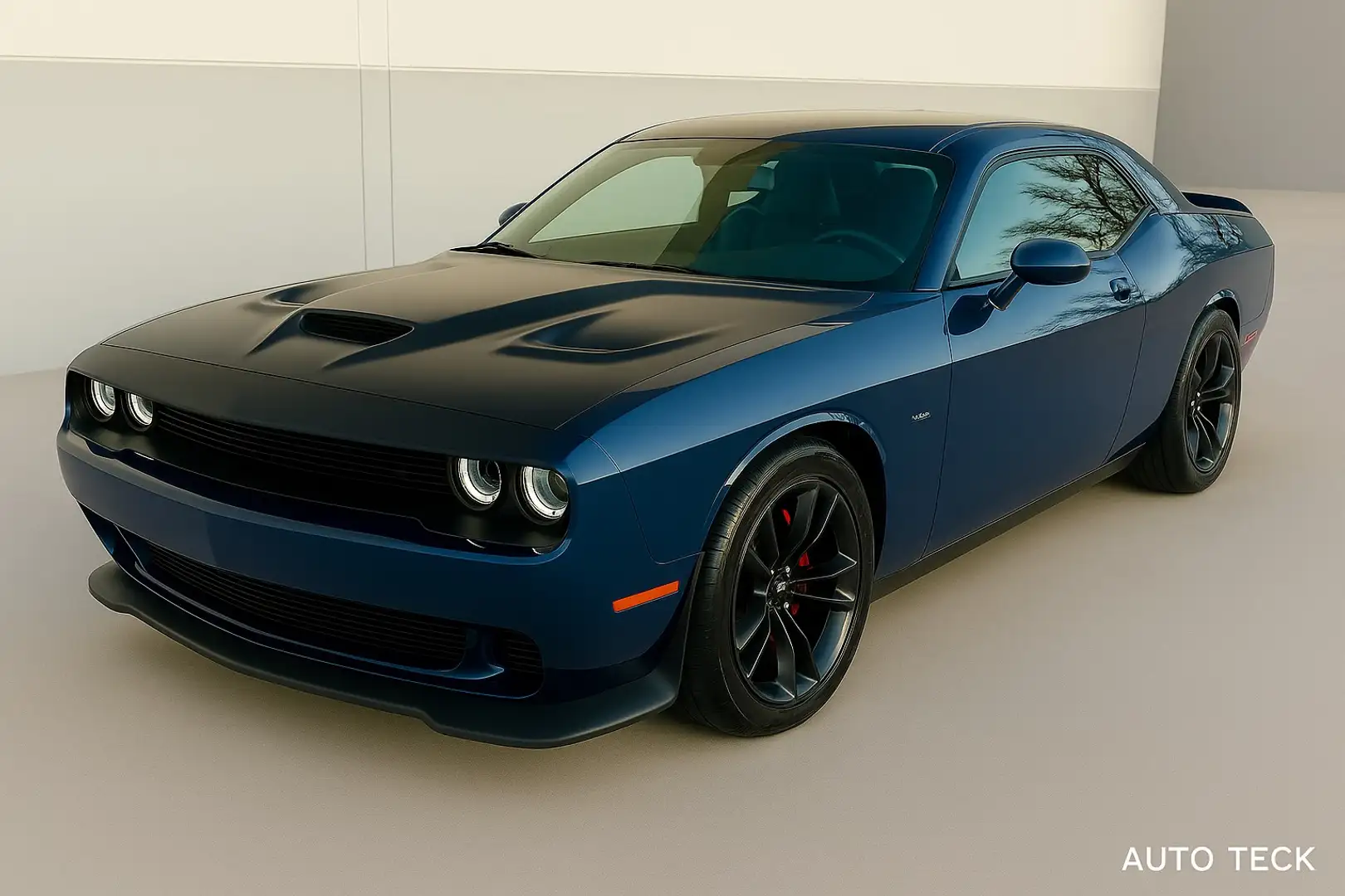 Dodge Challenger 3.6 V6 SXT – 310 ch – Look Hellcat Bleu - 1