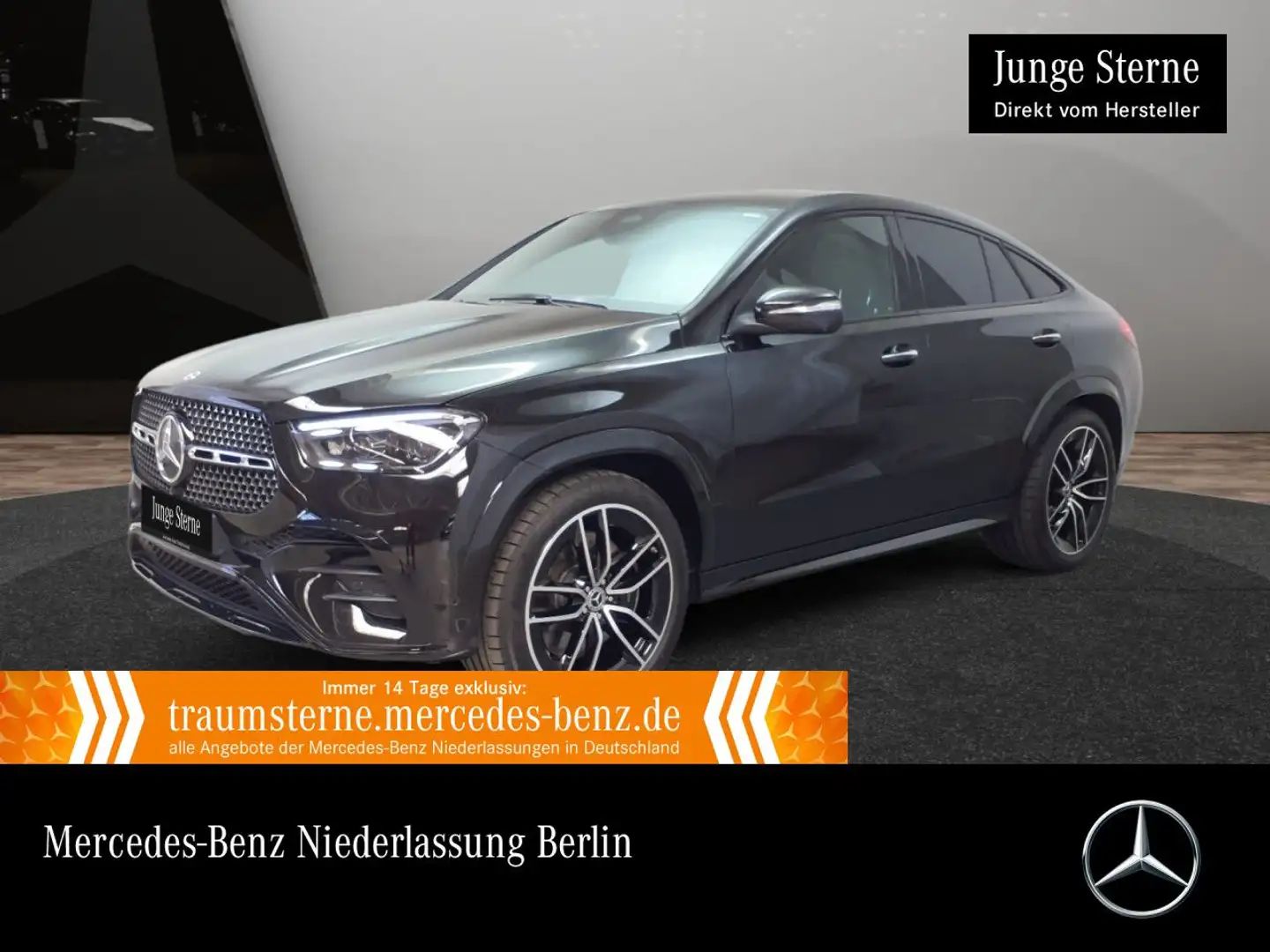 Mercedes-Benz GLE 450 d Coupé 4M AMG+NIGHT+PANO+360+MULTIBEAM Schwarz - 1