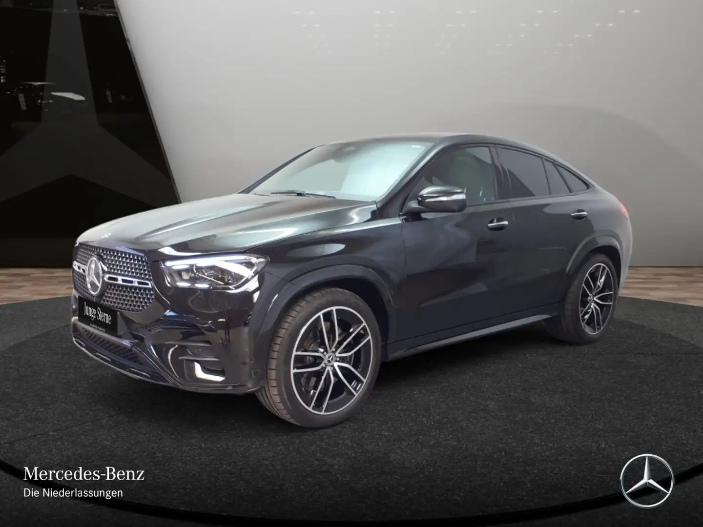 Mercedes-Benz GLE 450 d Coupé 4M AMG+NIGHT+PANO+360+MULTIBEAM Schwarz - 2