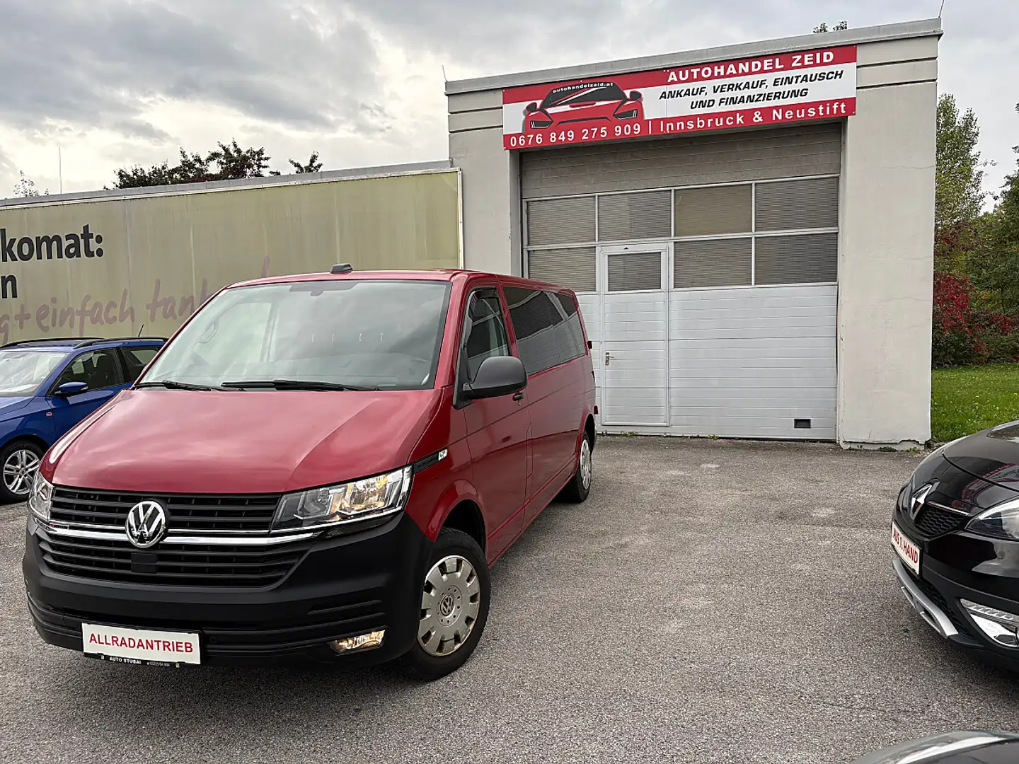 Volkswagen T6 Kombi KR 2,0 TDI 4Motion BMT-9 Sitze €33333,- Netto Rot - 2