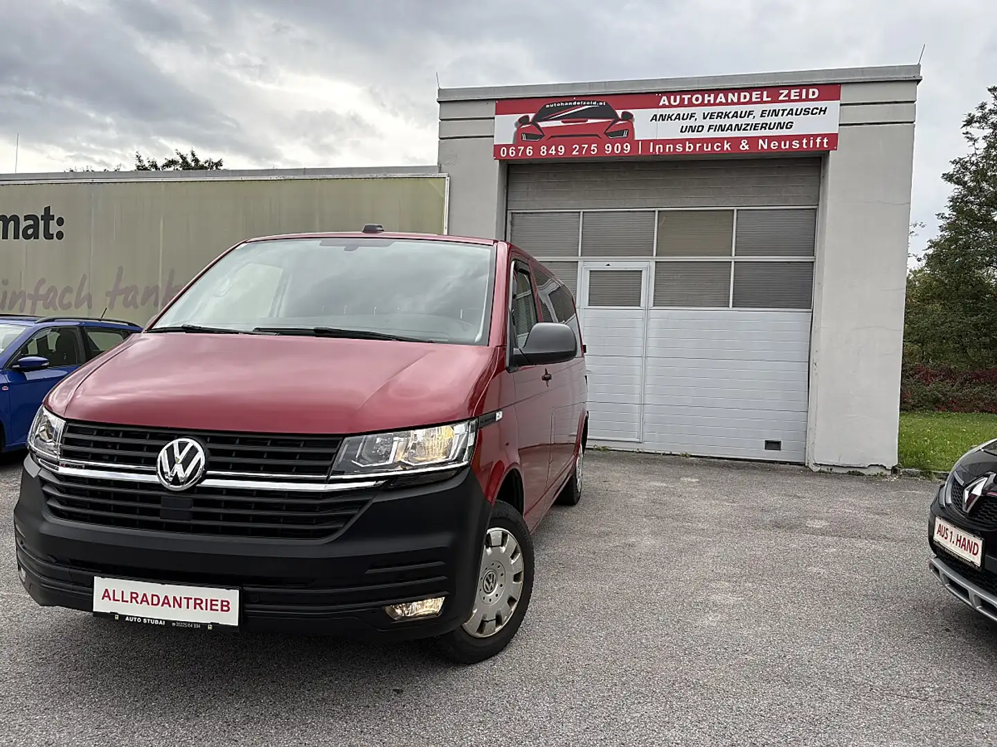 Volkswagen T6 Kombi KR 2,0 TDI 4Motion BMT-9 Sitze €33333,- Netto Rot - 1
