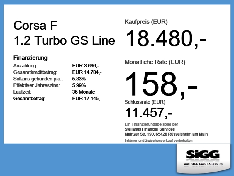 Opel Corsa F 1.2 Turbo GS Line  Kamera Navi Klima — photo 4
