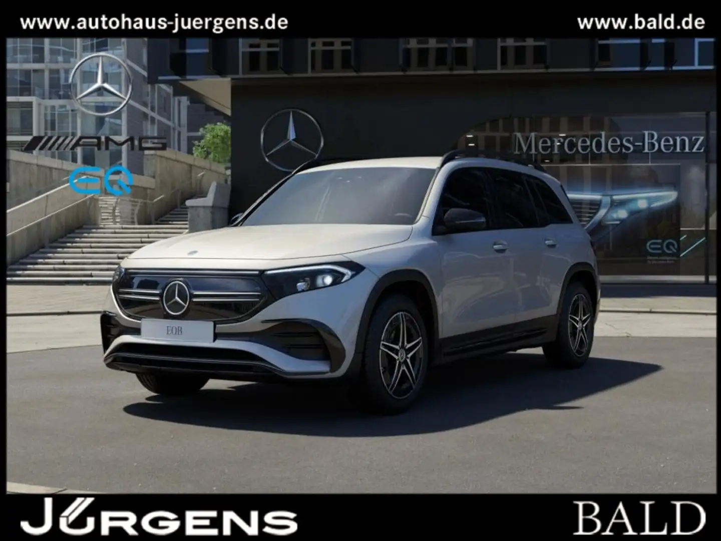 Mercedes-Benz EQB 350 4M AMG-Sport/Distr/Night/LED/Cam/Ambi/18 Blanc - 1