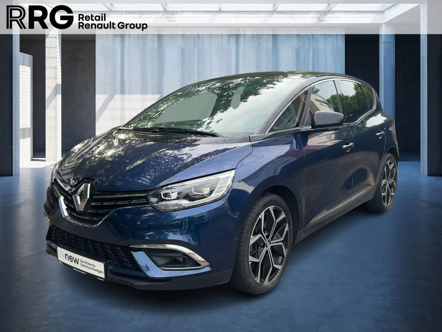 Renault Scenic TECHNO TCe 140 EDC Apple CarPlay Blauw - 1
