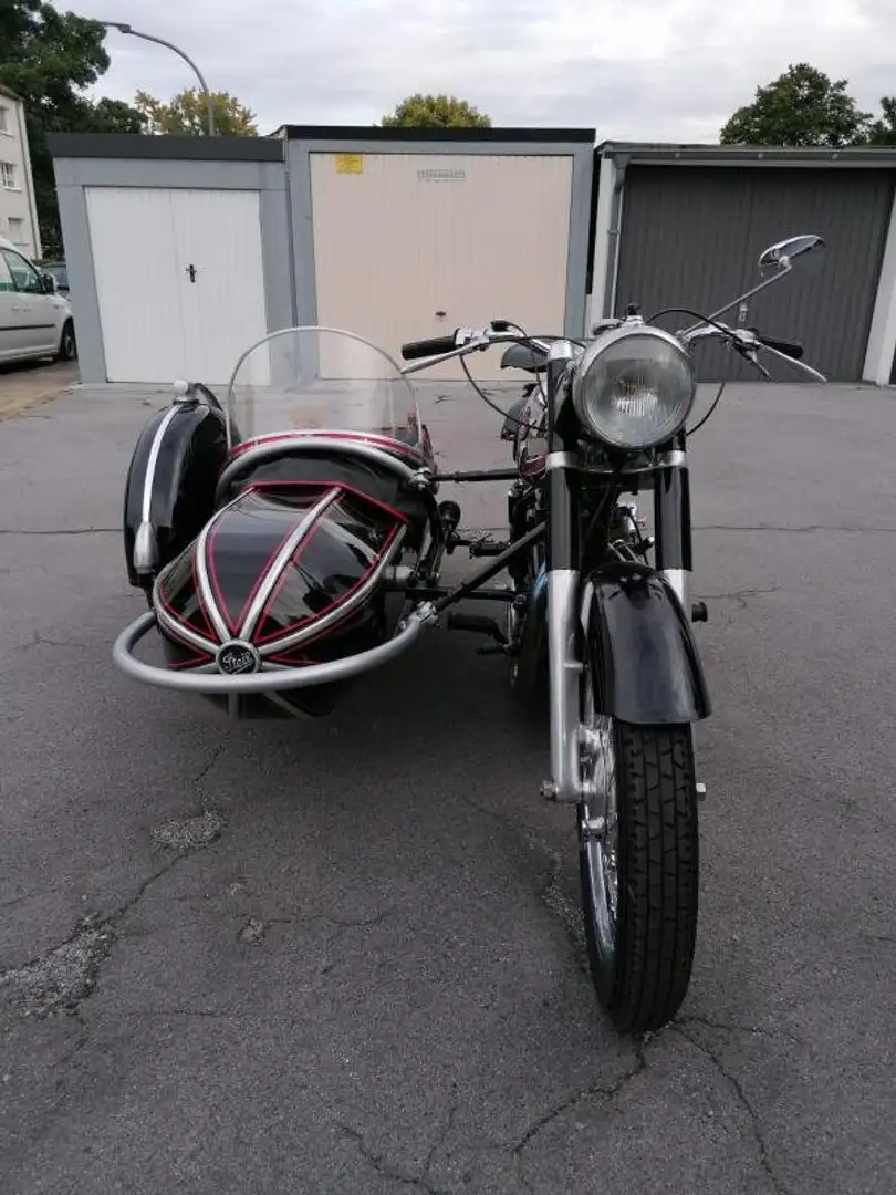 Horex Regina Regina 350 mit Steib Seitenwagen Zwart - 1