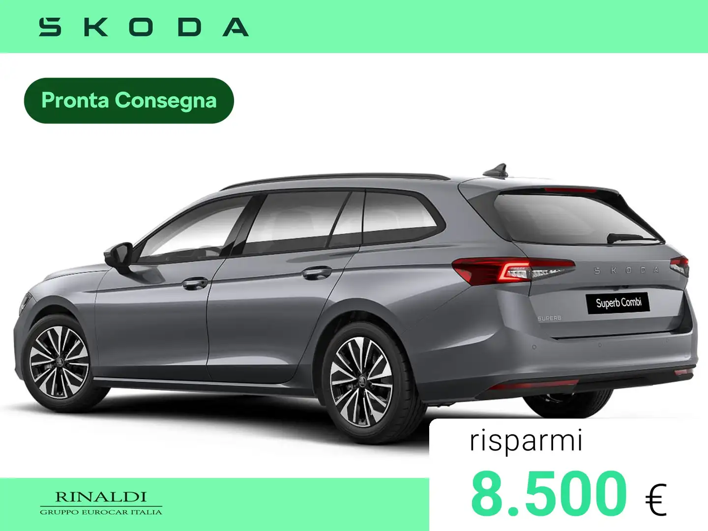 Skoda Superb wagon 2.0 tdi selection 150cv dsg Grigio - 2