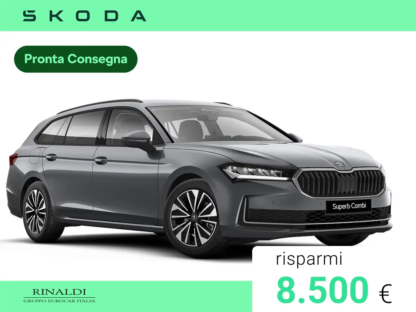 Skoda Superb wagon 2.0 tdi selection 150cv dsg Grigio - 1