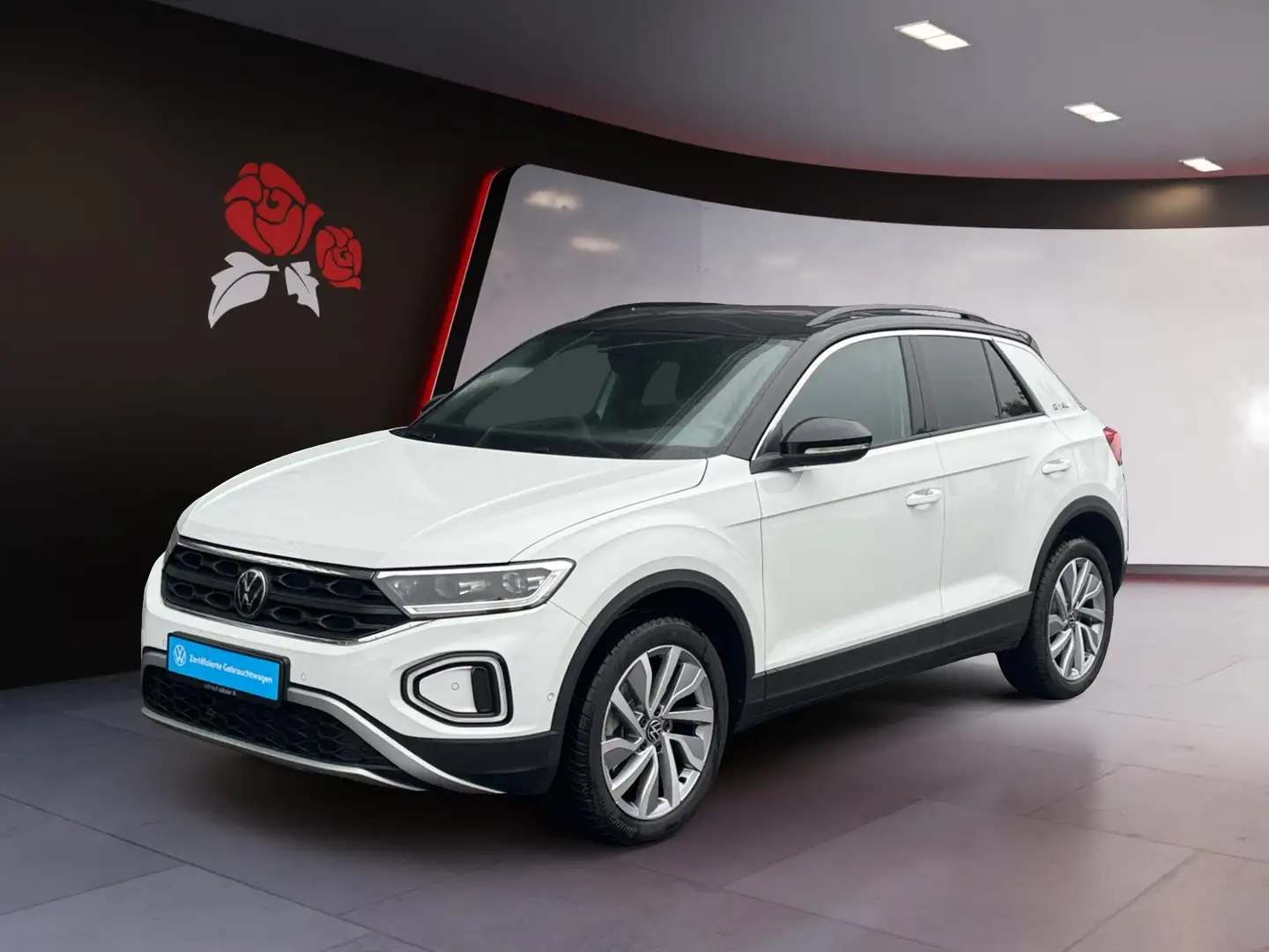 Volkswagen T-Roc 2,0 TDI DSG Goal AHK Kamera Weiß - 2