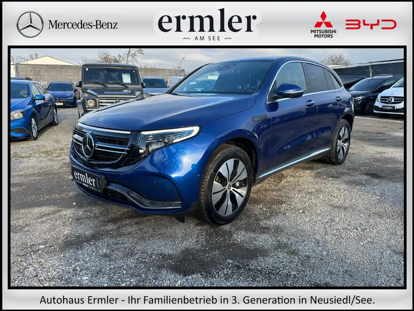 Mercedes-Benz EQC 400 4MATIC AMG Distronic Allrad Burmester Blau - 1