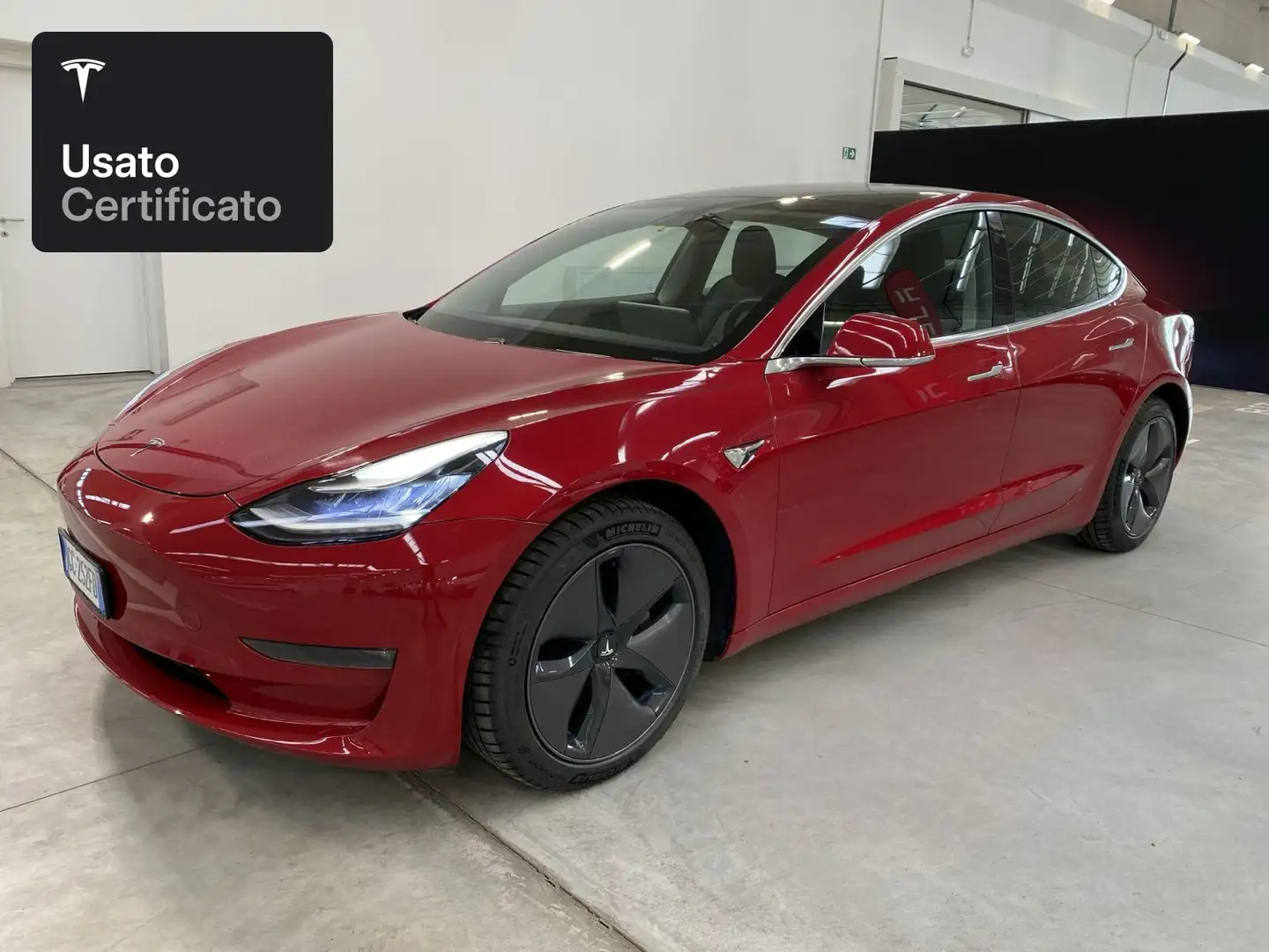 Tesla Model 3 Long Range AWD Rot - 1