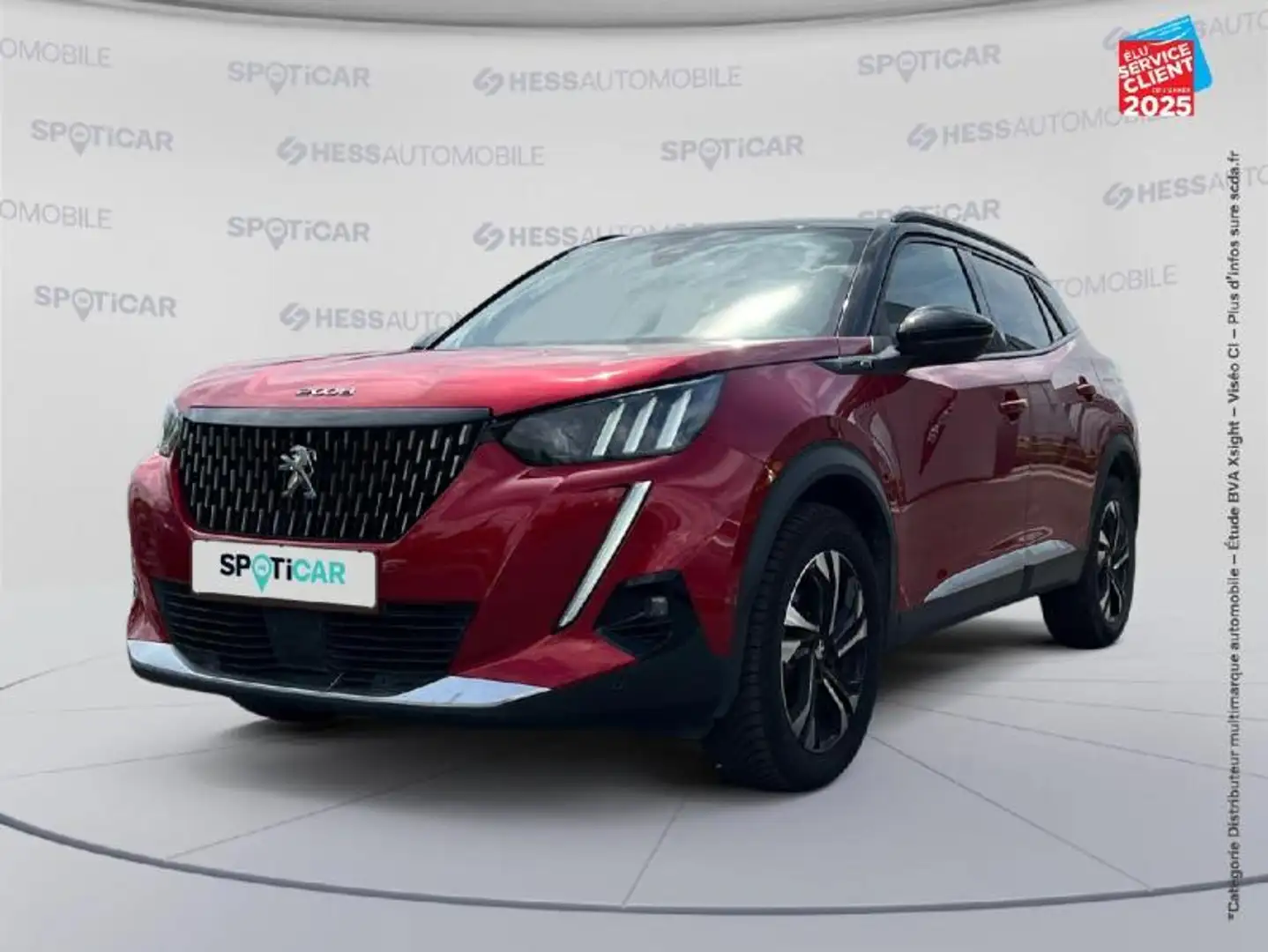 Peugeot 2008 1.2 PureTech 130ch S\u0026S GT EAT8 Rouge - 1