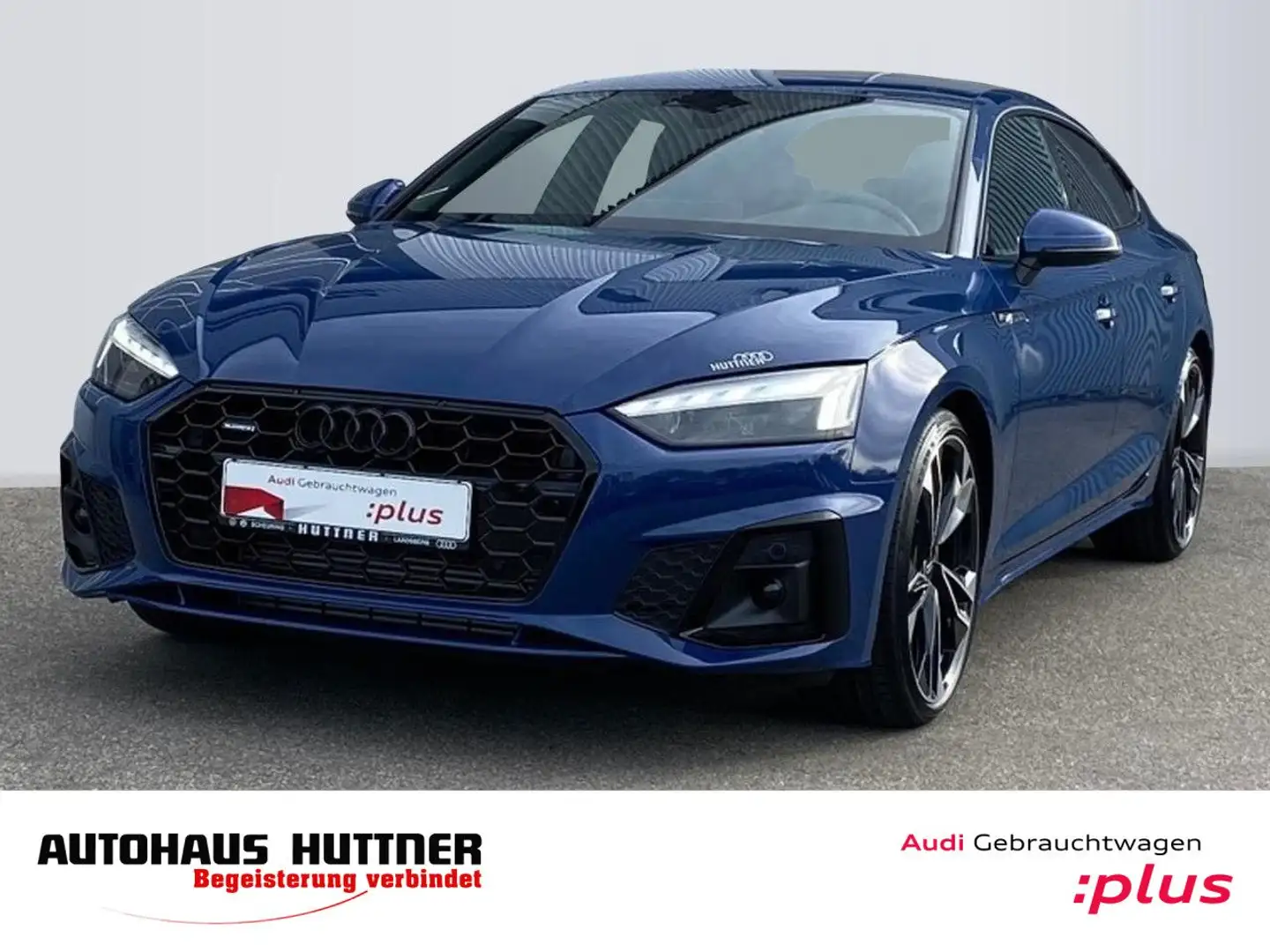 Audi A5 Sportback 40 TFSI quattro S line S tronic AHK Blau - 1