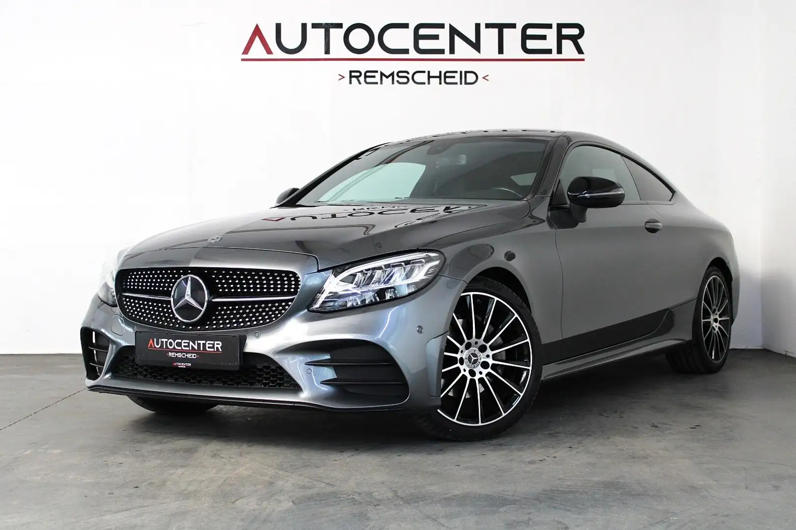 Mercedes-Benz C 220 d AMG Night Coupe Kamera Navi CarPlay Grau - 1