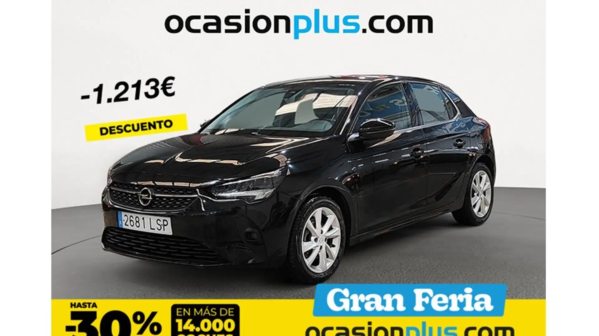 Opel Corsa 1.2T XHT S/S Elegance AT8 100 Negro - 1