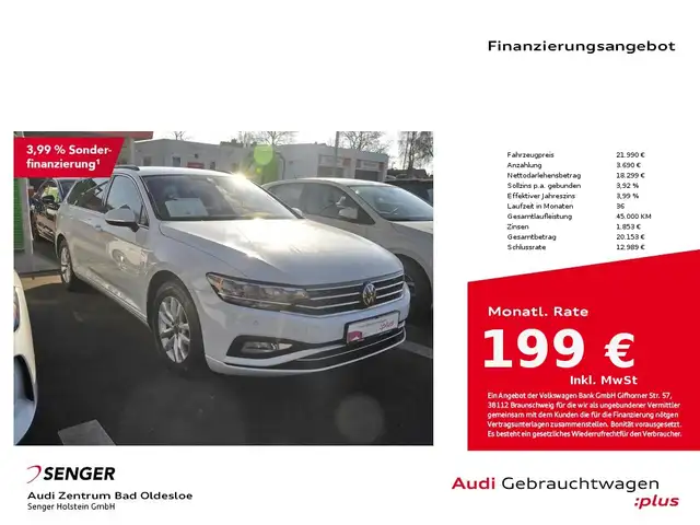 Volkswagen Passat Variant 2.0 TDI Business Navi Kamera SHZ