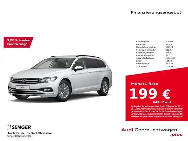 Volkswagen Passat Variant 2.0 TDI Business Navi Kamera SHZ
