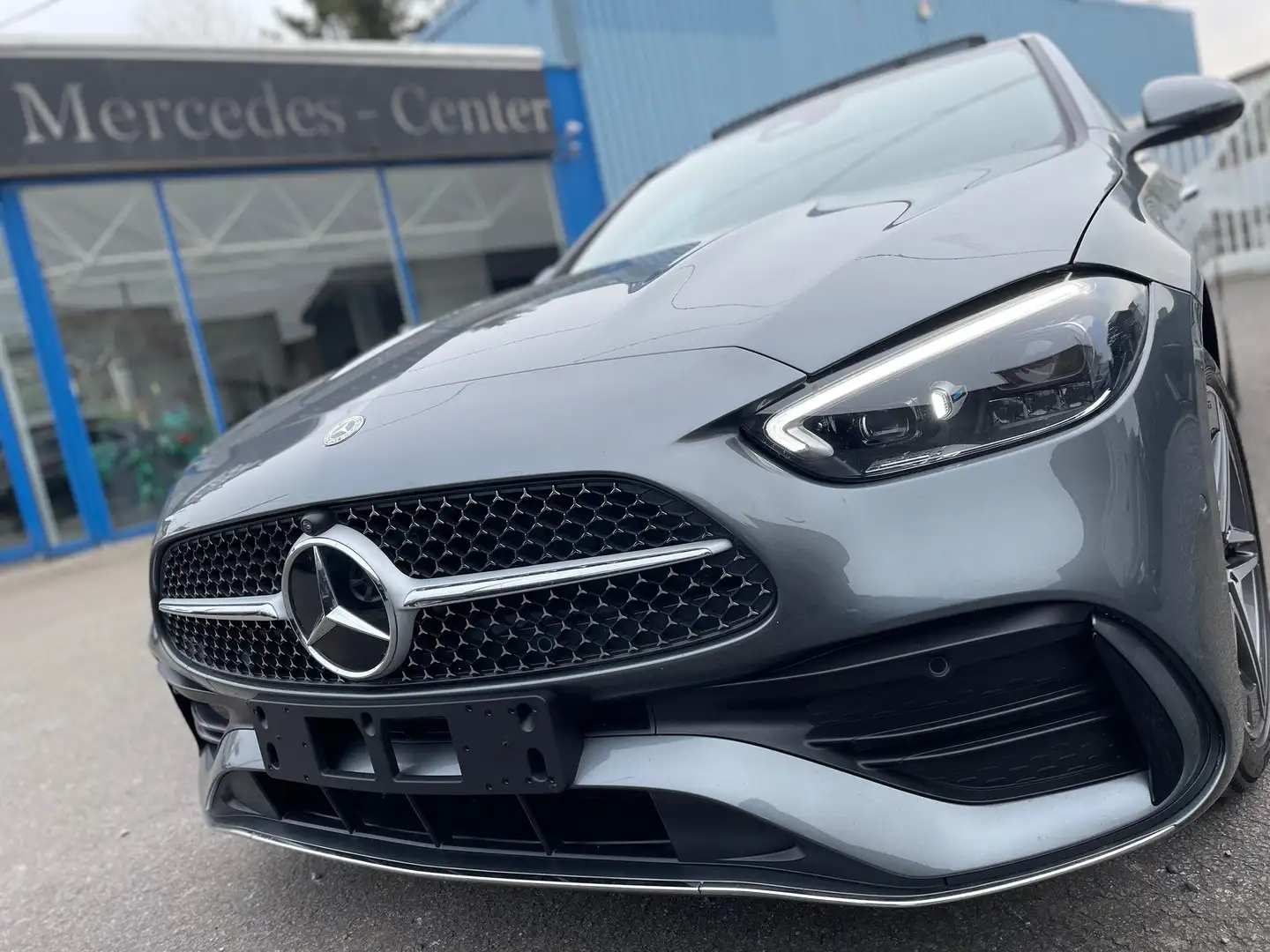 Mercedes-Benz C 300 De Plug-In-Hybride * PACK AMG * MEMOIRE * FULL ! Grijs - 2