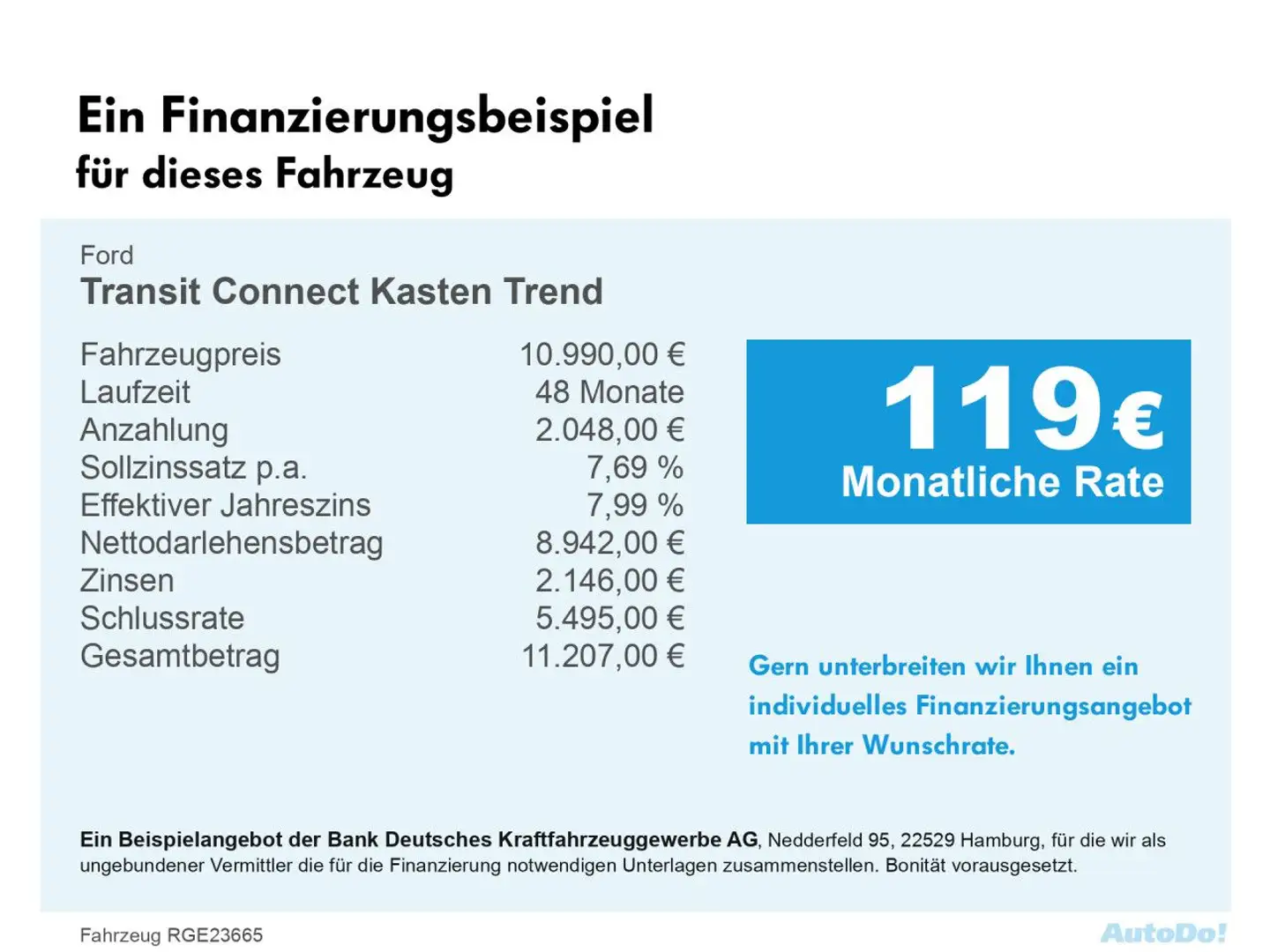 Ford Transit Connect Kasten Trend Bluetooth Klima Silber - 2