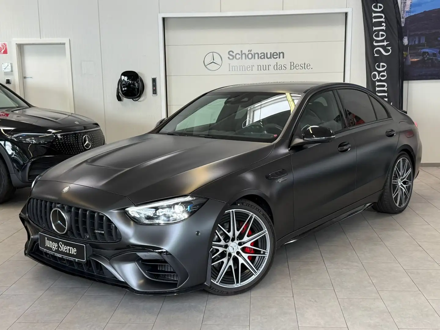 Mercedes-Benz C 63 AMG C 63 S E CARBON+MAGNO+AERO+DRIVERS PACK+NIGHT II Gri - 2