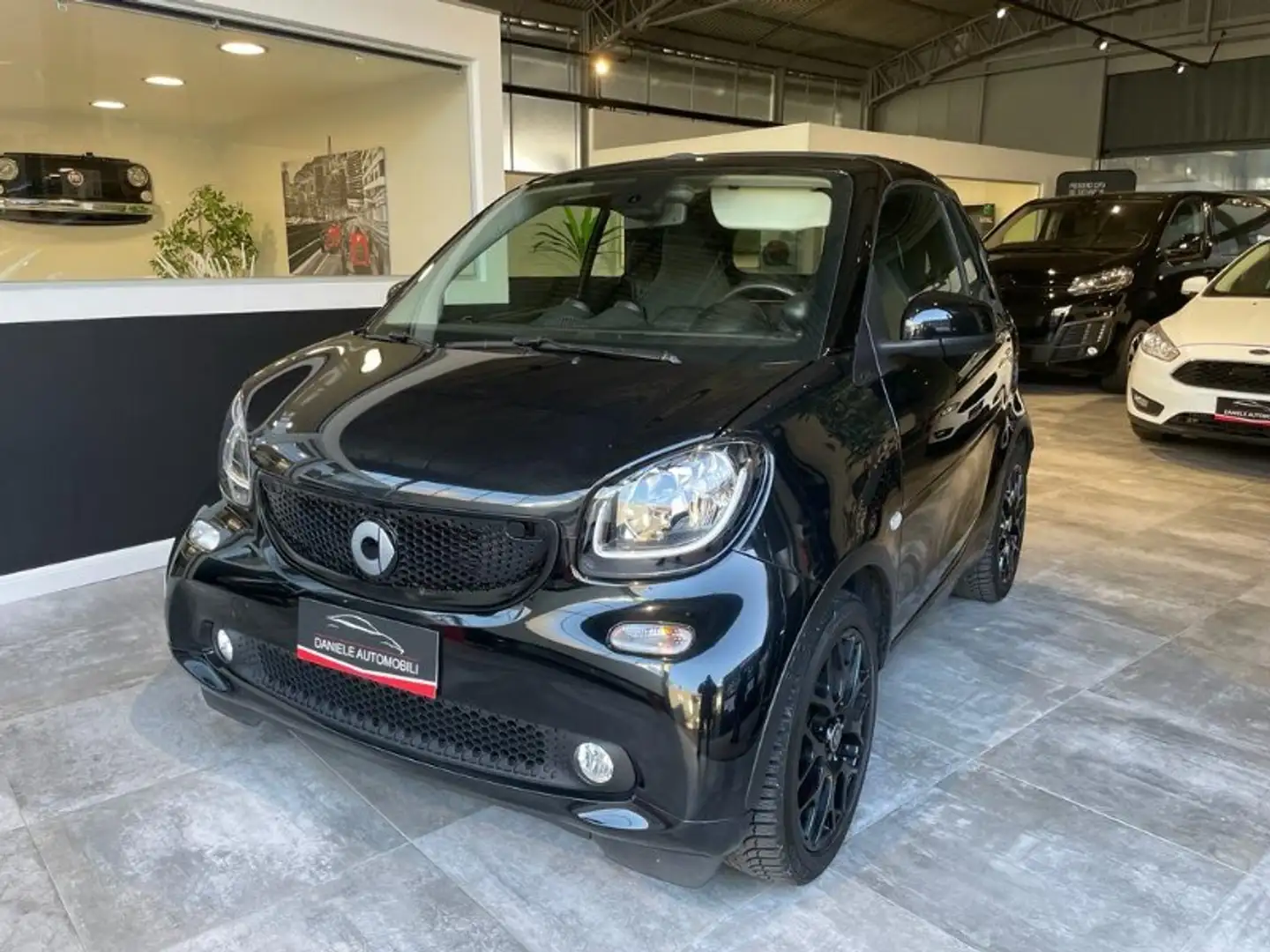 smart forTwo fortwo 90 0.9 Turbo twinamic cabrio Prime Nero - 1