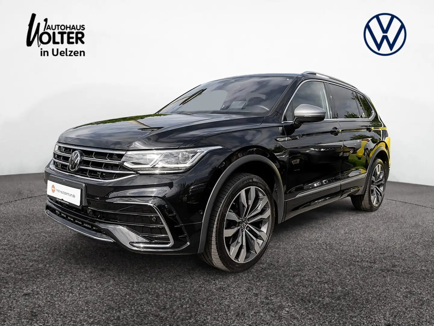 Volkswagen Tiguan Allspace 2.0 TDI R-Line 4M AHK KAM NAV Schwarz - 1