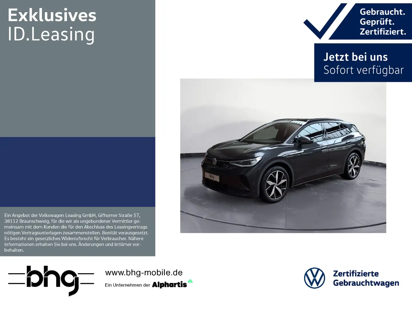 Volkswagen ID.4 4Motion GTX Grau - 1
