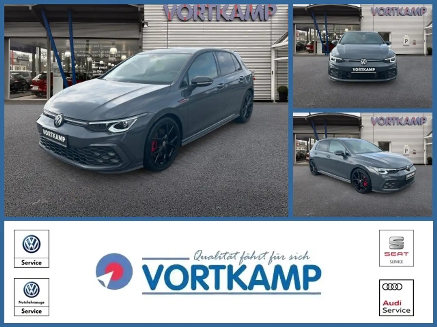 Volkswagen Golf VIII Lim. GTI IQLight/AHK/Kamera/ Grau - 1