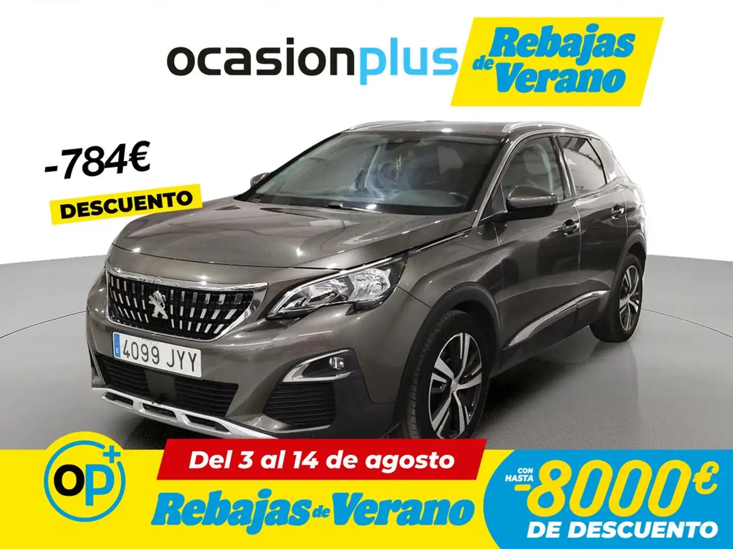 Peugeot 3008 1.2 S&S PureTech Allure 130 Gris - 1