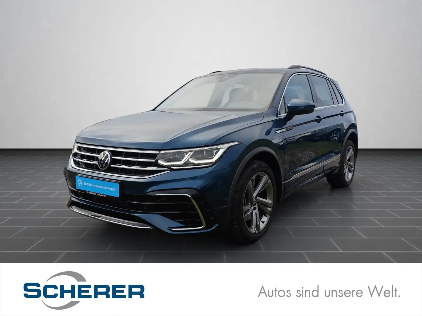 Volkswagen Tiguan R-Line2.0 TDI LED KAMERA NAVI SHZ Blau - 1