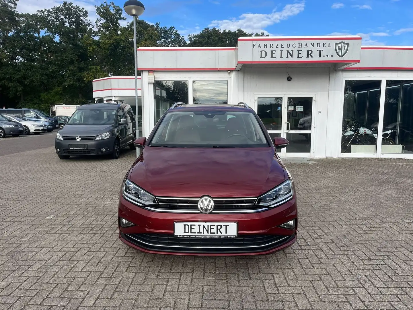 Volkswagen Golf Sportsvan 1.5 TSI Highline mit Standheizung Rot - 2