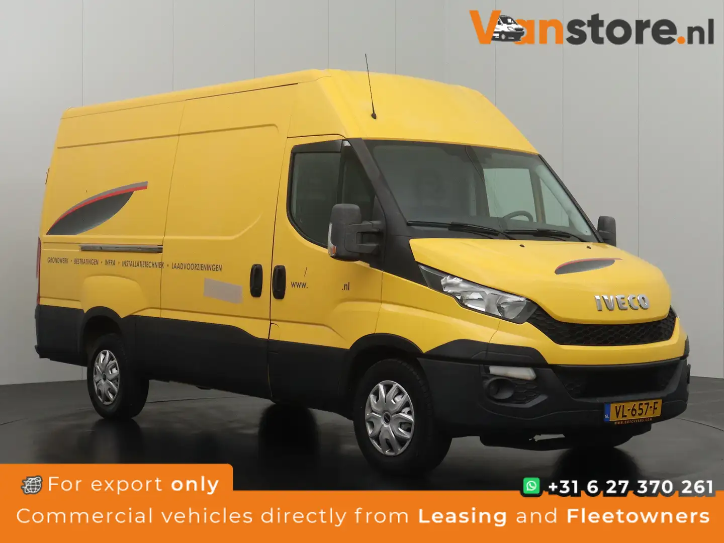 Iveco Daily 35S17V 3.0Ltr 170PK L2H2 | Navigatie | Airco | Cru Geel - 1