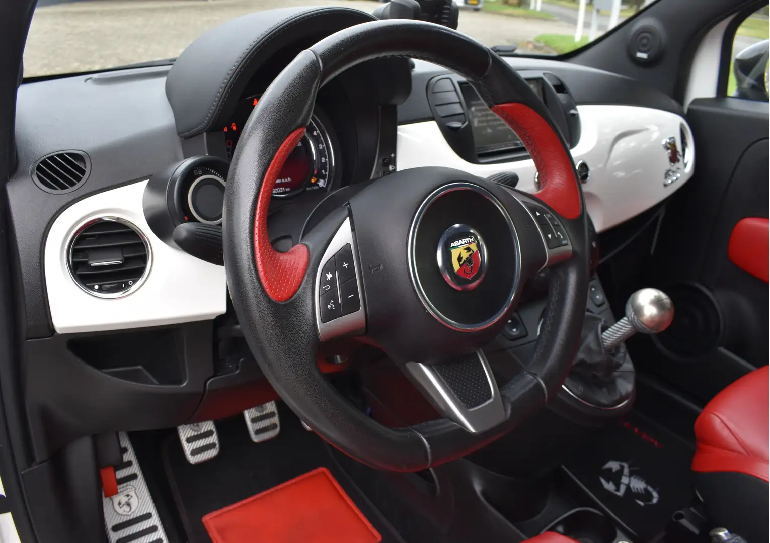 Fiat 500 Abarth 1.4 T-Jet 595 Turismo / Xenon / DAB-audio / Leder Biały - 2