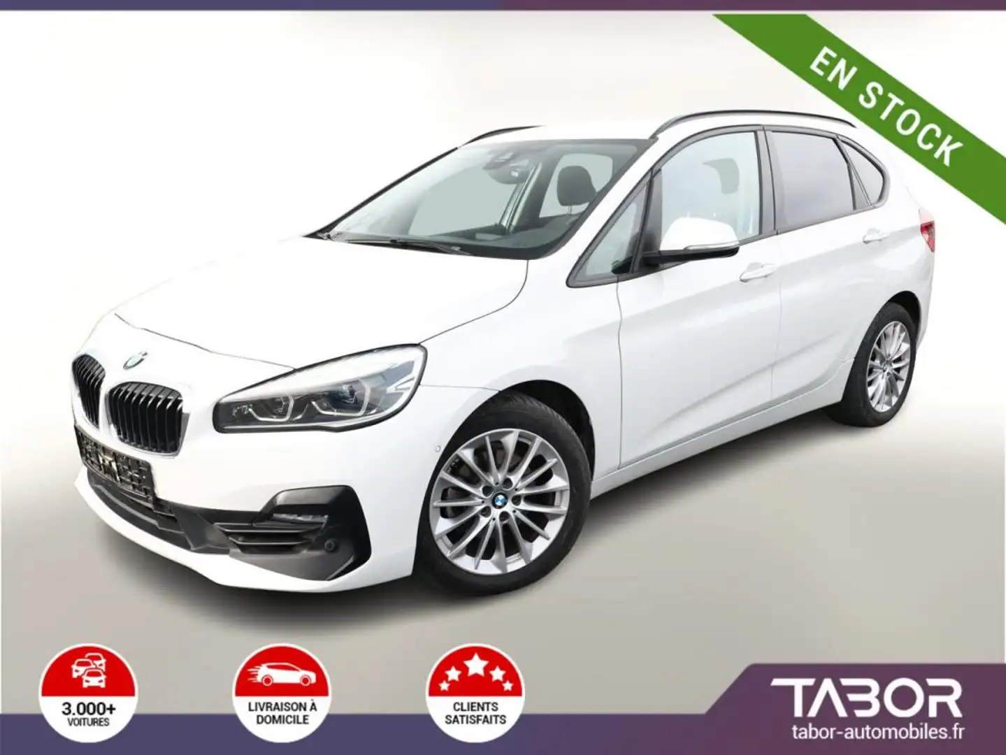 BMW Série 2 218i Active Tourer Steptronic Sport Line Blanc - 1