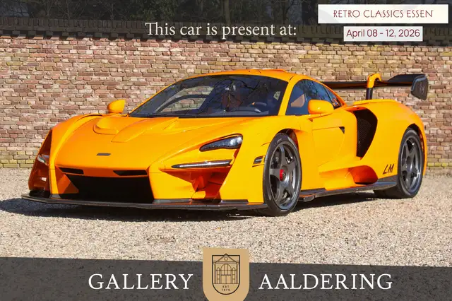 McLaren Senna LM "Papaya Orange with 727 kms" The tribute to a l