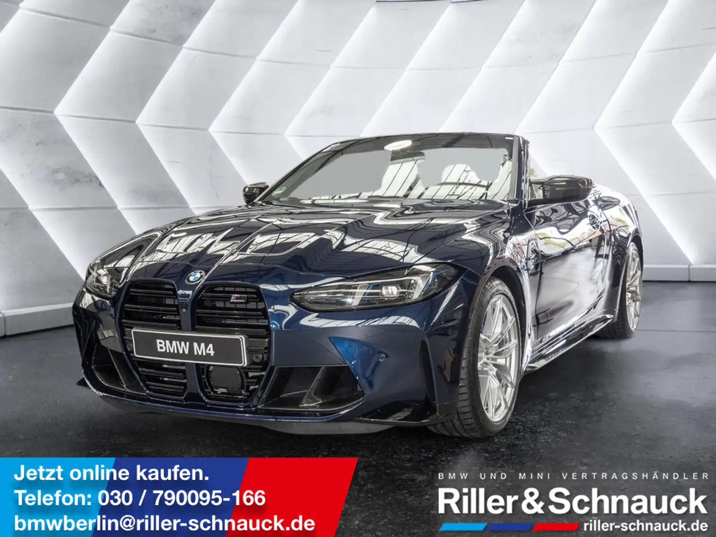 BMW M4 Cabrio xDrive Competition H/K ACC HUD 360° Blau - 1