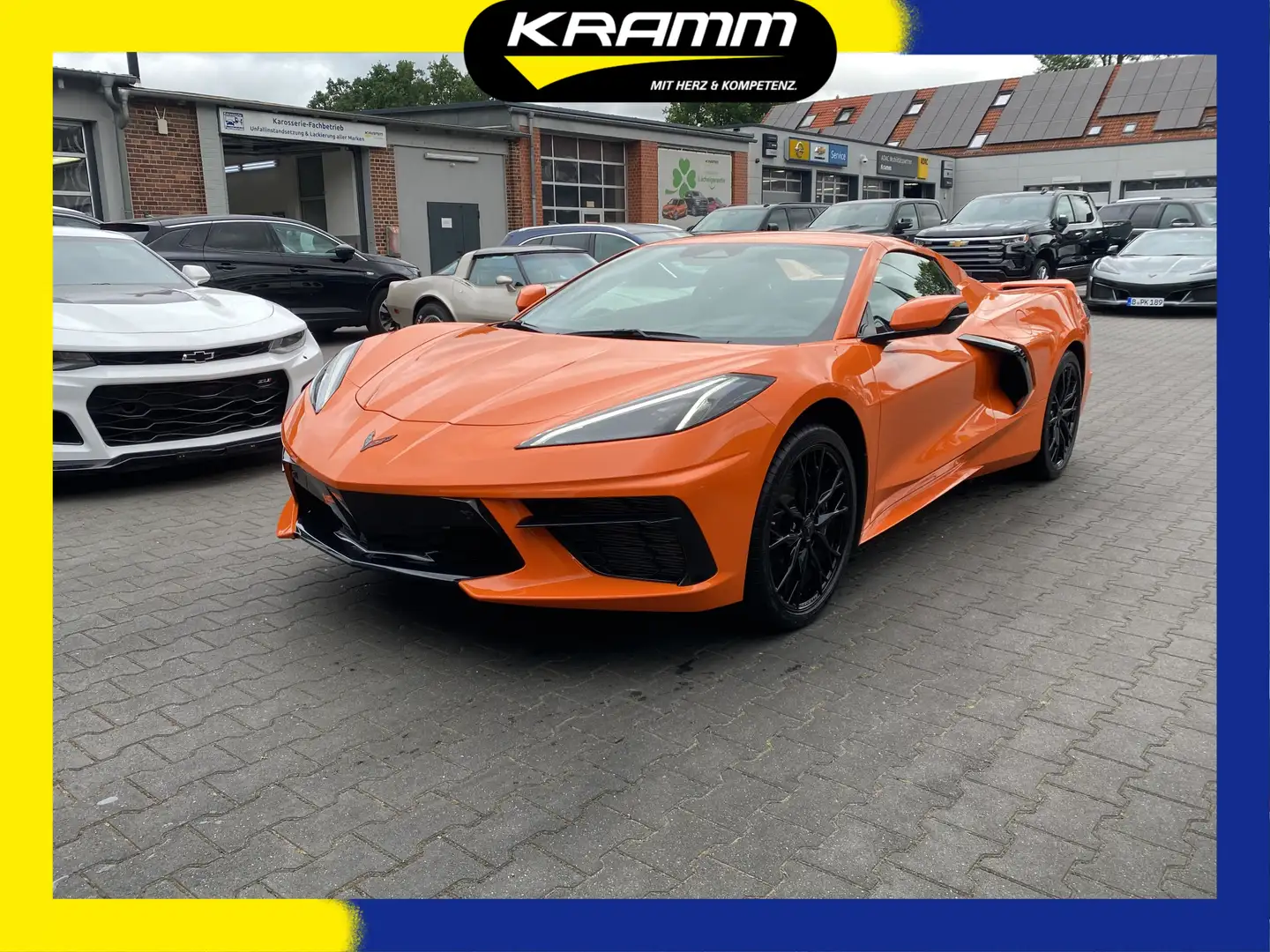 Corvette C8 Cabrio 6.2 V8 3LT Z51 2024 Sportp. HUD LED BT Oranje - 1