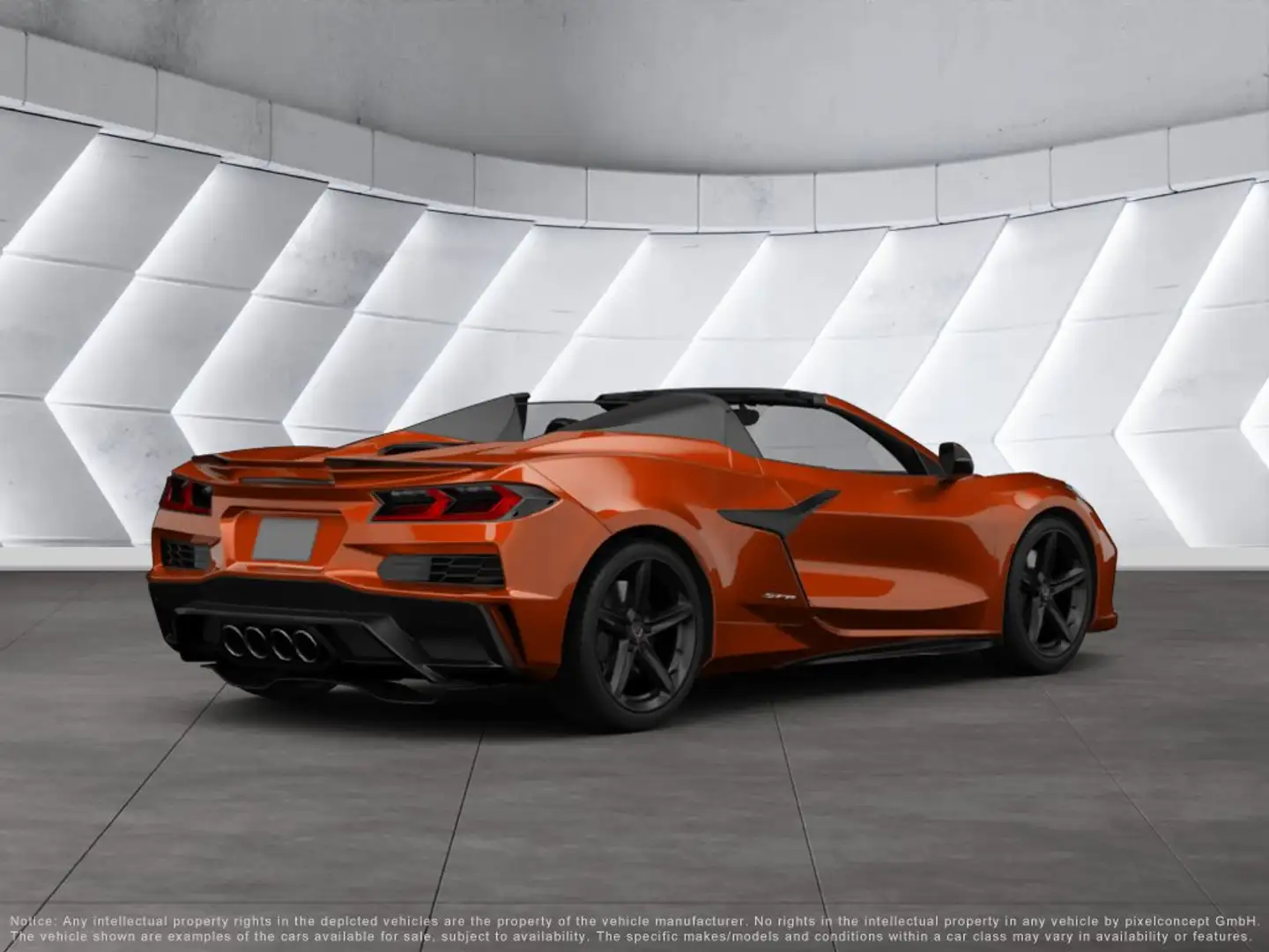 Corvette C8 Cabrio 6.2 V8 3LT Z51 2024 Sportp. HUD LED BT Orange - 2