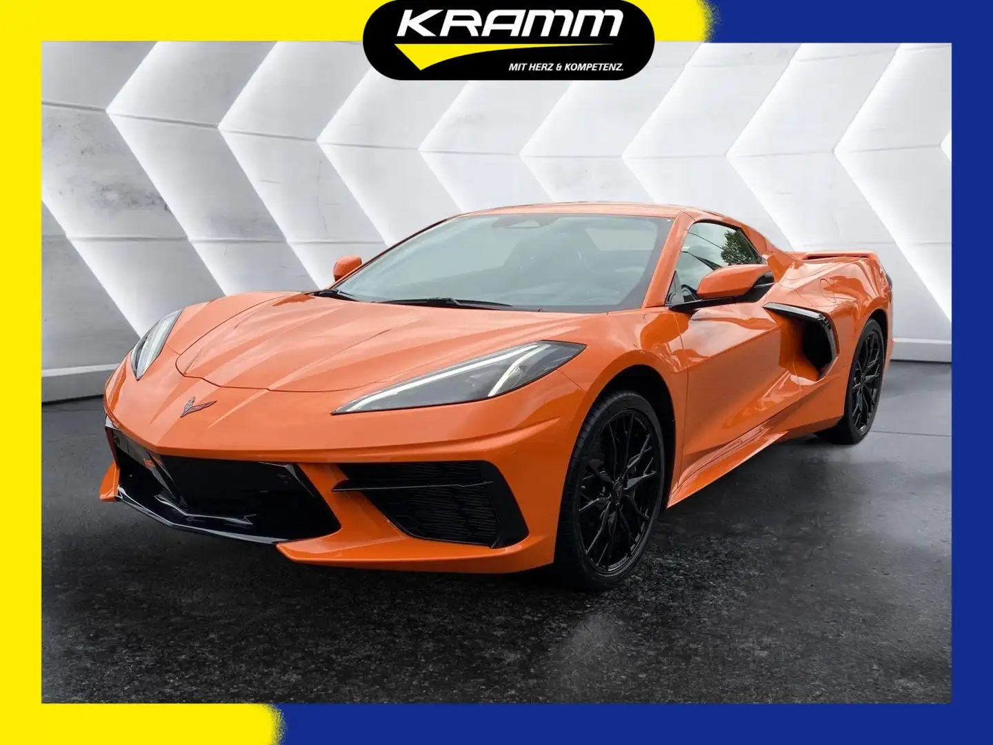 Corvette C8 Cabrio 6.2 V8 3LT Z51 2024 Sportp. HUD LED BT Оранжевый - 1