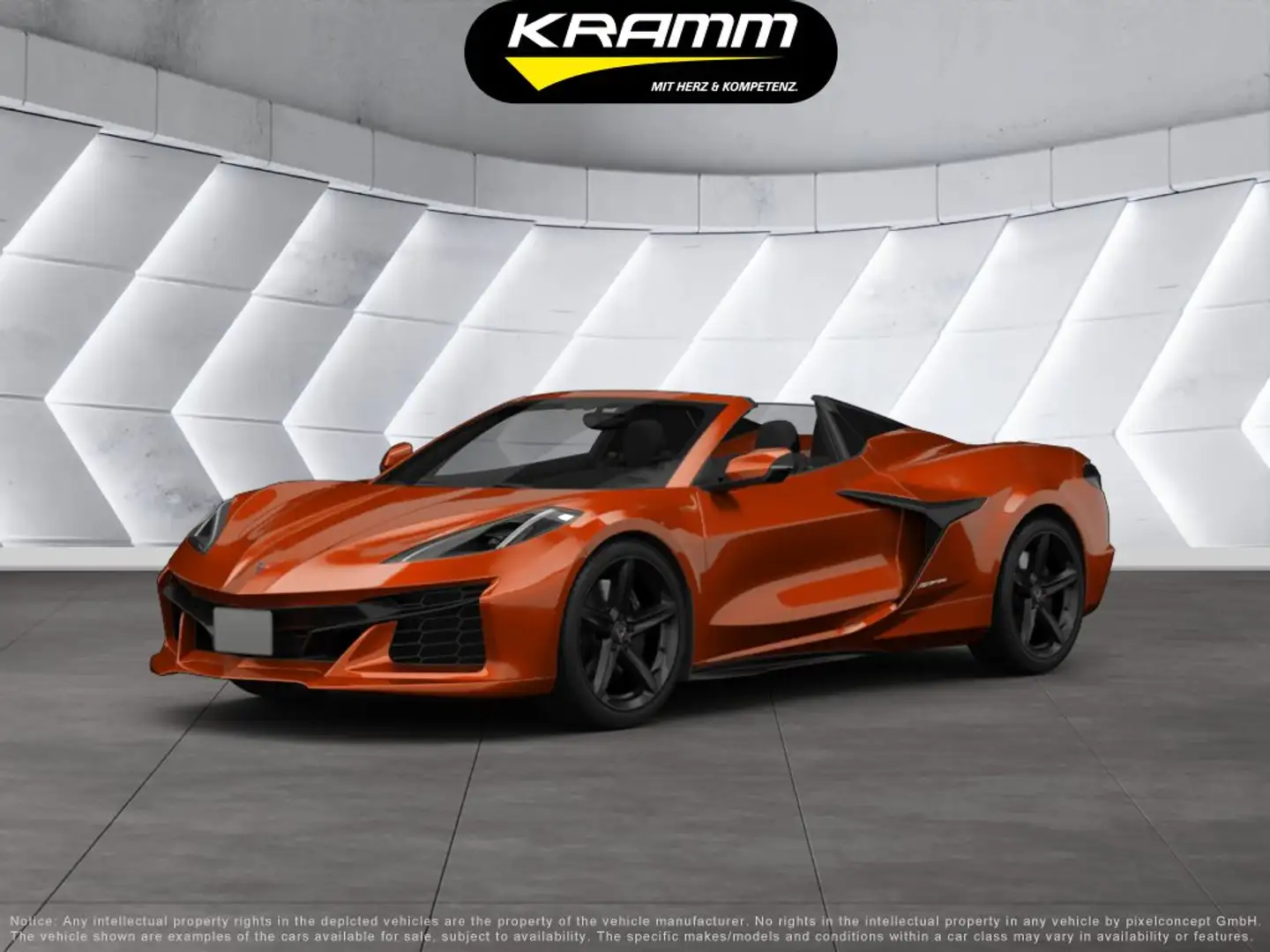 Corvette C8 Cabrio 6.2 V8 3LT Z51 2024 Sportp. HUD LED BT Orange - 1