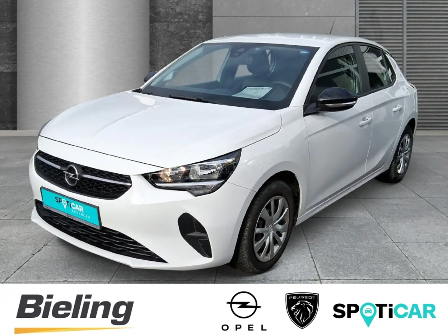 Opel Corsa F Basis 1.2 , Klima, Radio mit Bluetooth , ZV, Weiß - 1