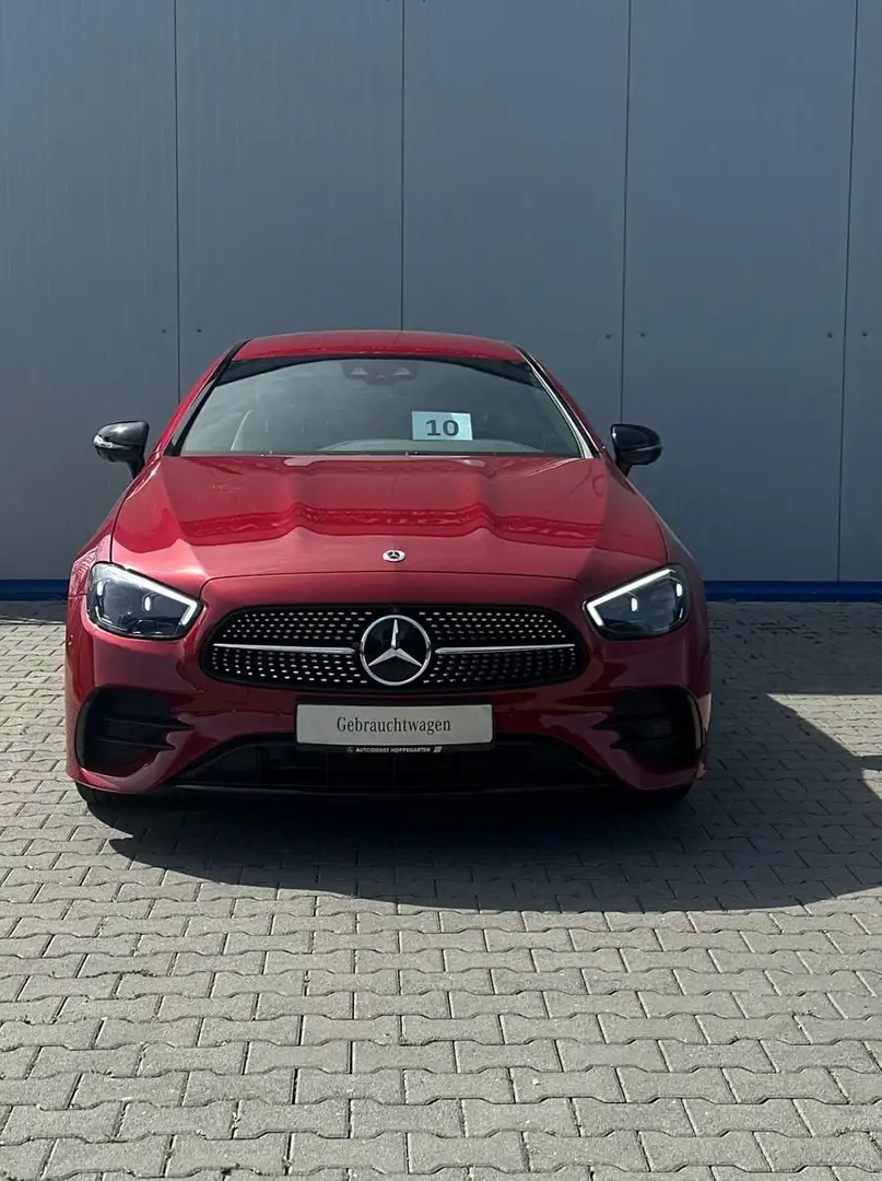 Mercedes-Benz E 200 COUPE 9G  AMG-LINE WIDESCREEN 360° KEYLESS Rosso - 2