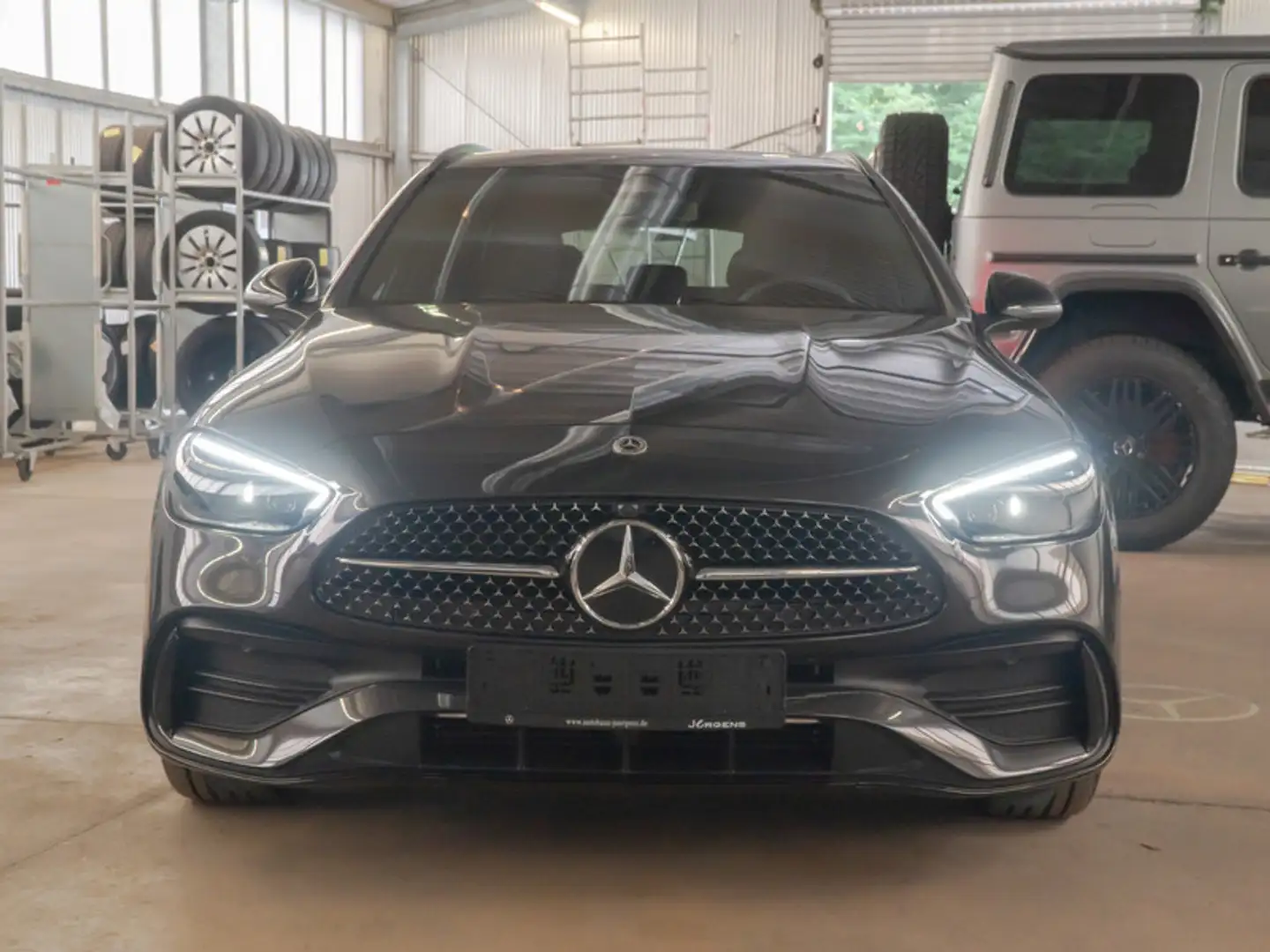 Mercedes-Benz C 300 de T AMG-Sport/Pano/Night/Memo/Distr/Totw Gris - 2