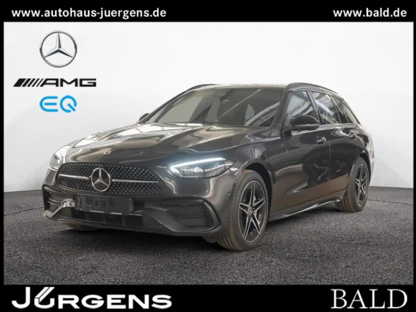 Mercedes-Benz C 300 de T AMG-Sport/Pano/Night/Memo/Distr/Totw Gris - 1