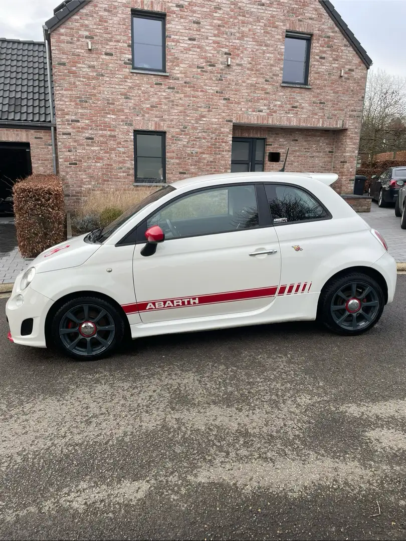 Abarth 500 1.4 Turbo T-Jet 135Ch 1er  immatriculation 07/2015 Wit - 2