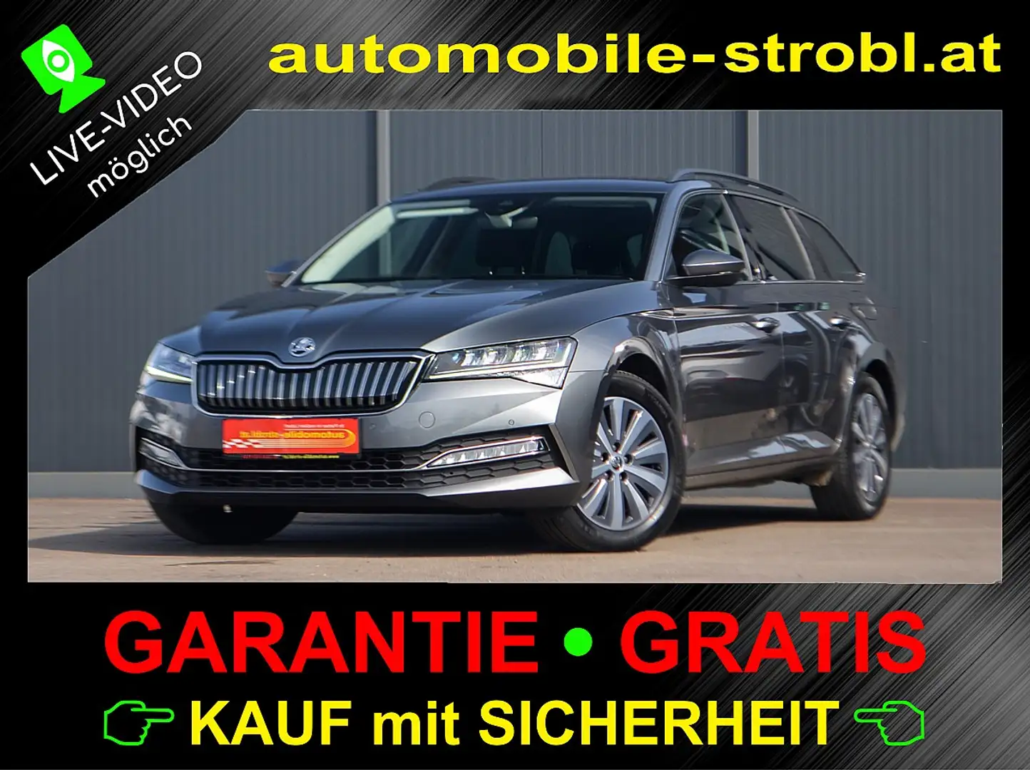 Skoda Superb Kombi IV DSG * Virt.C*StHzg*ACC*LED*GARANTIE * Grau - 1