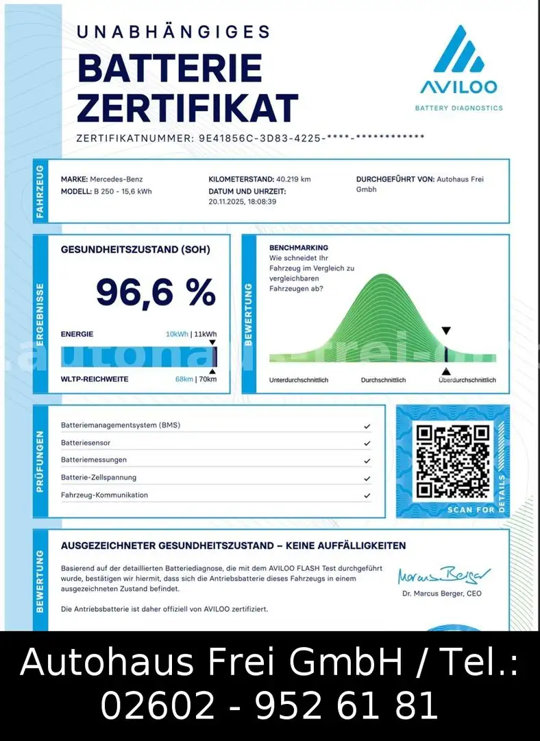 Mercedes-Benz B 250 e Edition 2020 AMG*MB100*AMBIENTE*LED* Noir - 2