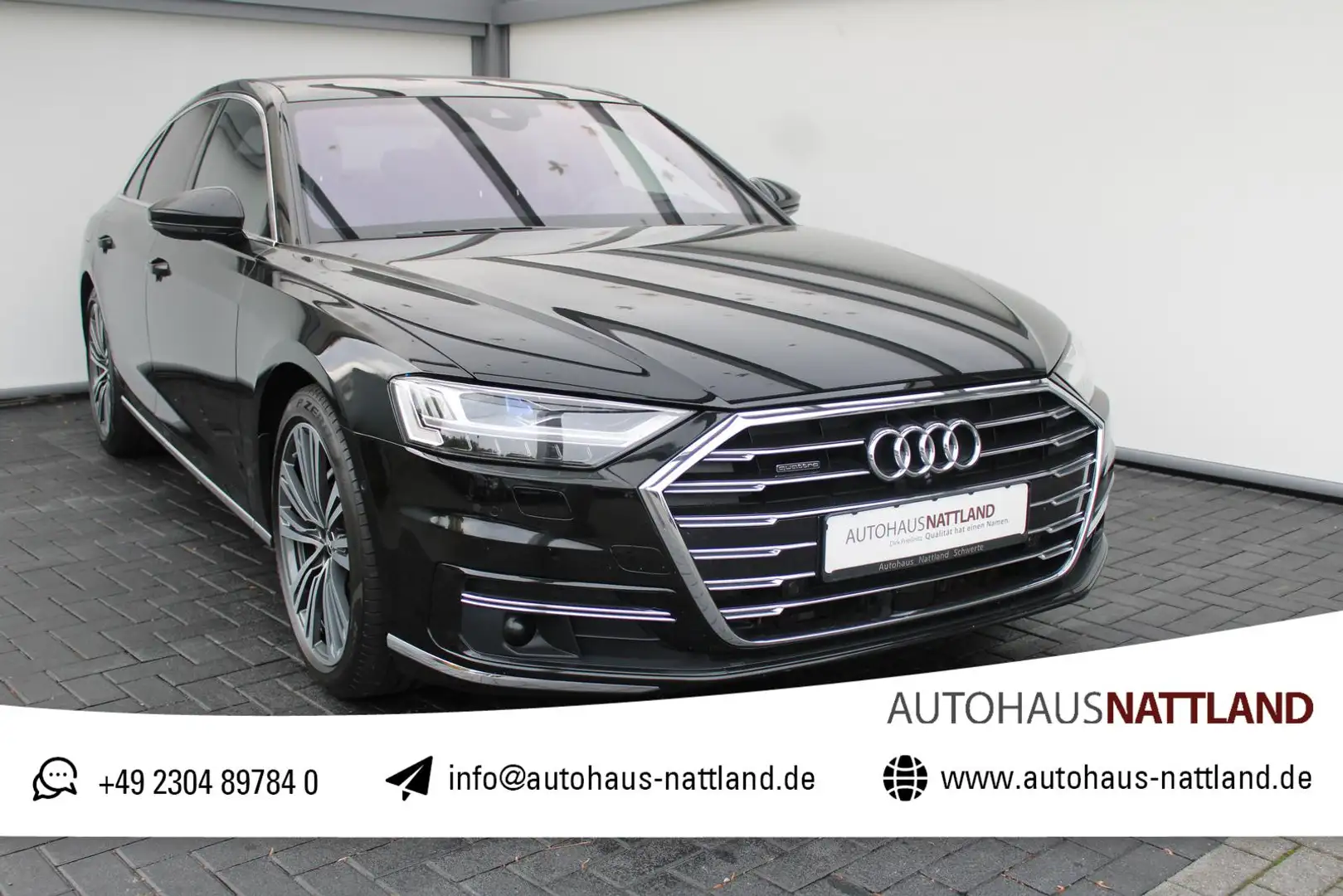 Audi A8 50 TDI quattro Pano ACC B&O VC 360° Matrix Noir - 1